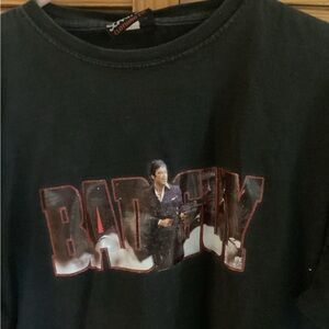 Scareface Vintage Black Longsleeve Tshirts